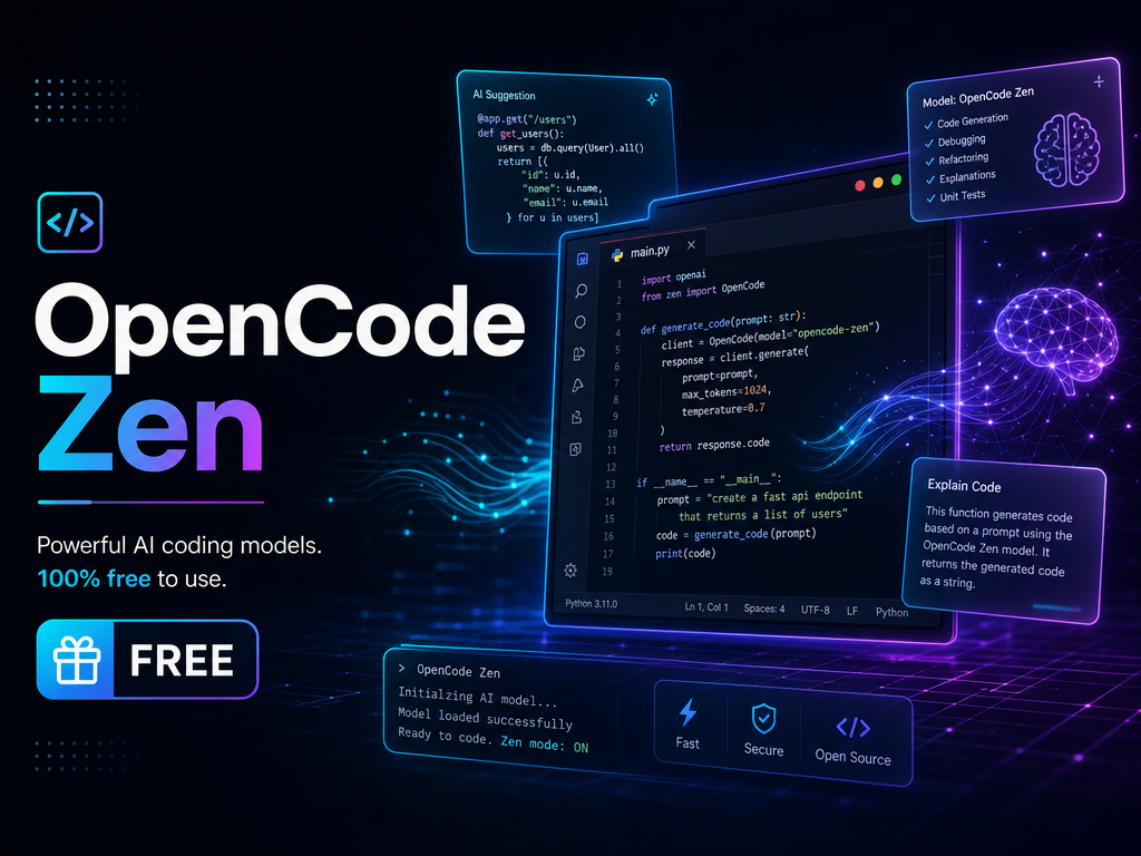 OpenCode Zen Review: Free AI Models for Coding That Actually Work